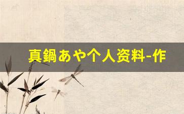 真鍋あや个人资料-作品