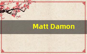 Matt Damon