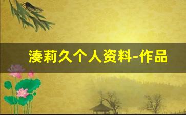 湊莉久个人资料-作品