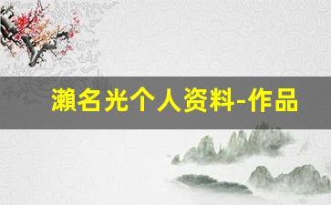 瀨名光个人资料-作品