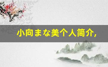 小向まな美个人简介,小向まな美作品大全