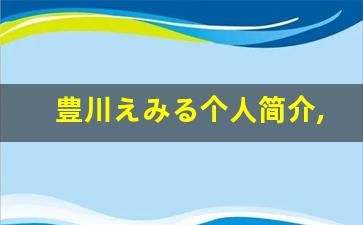 豊川えみる个人简介,豊川えみる个人作品大全