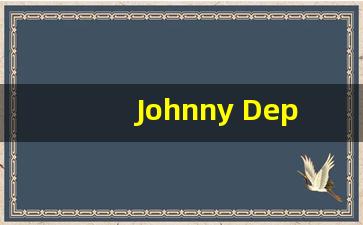 Johnny Depp