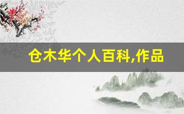 仓木华个人百科,作品资料