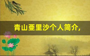 青山亜里沙个人简介,艺术作品