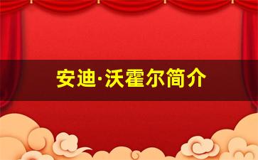 安迪·沃霍尔简介