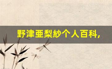 野津亜梨紗个人百科,野津亜梨紗作品大全