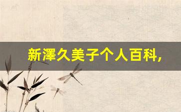 新澤久美子个人百科,新澤久美子作品大全