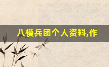 八模兵团个人资料,作品介绍
