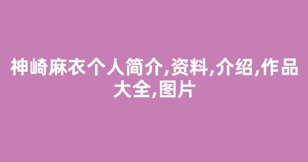 神崎麻衣个人简介,资料,介绍,作品大全,图片