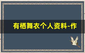 有栖舞衣个人资料-作品