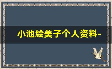 小池絵美子个人资料-作品
