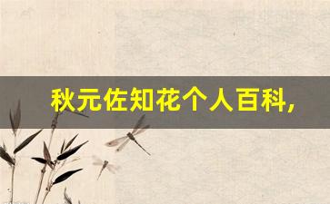 秋元佐知花个人百科,作品资料
