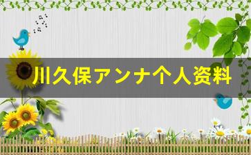 川久保アンナ个人资料简介,川久保アンナ作品大全