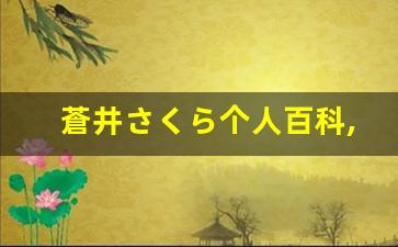 蒼井さくら个人百科,蒼井さくら作品大全