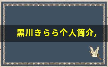 黒川きらら个人简介,黒川きらら作品大全