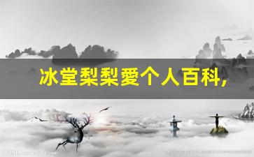 冰堂梨梨愛个人百科,作品资料