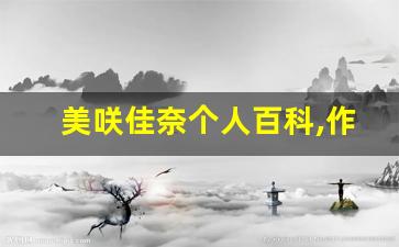 美咲佳奈个人百科,作品资料