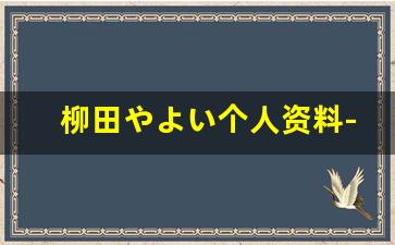 柳田やよい个人资料-作品