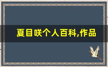 夏目咲个人百科,作品资料