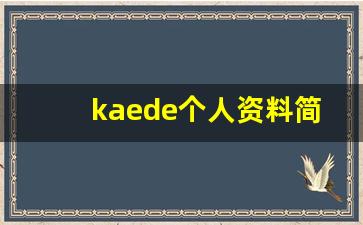 kaede个人资料简介,kaede电影作品大全