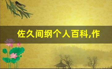 佐久间纲个人百科,作品资料