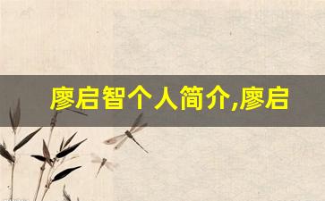 廖启智个人简介,廖启智作品介绍
