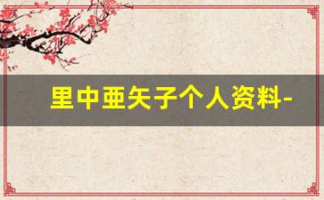 里中亜矢子个人资料-作品