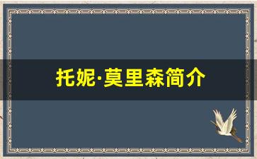 托妮·莫里森简介
