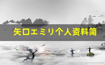 矢口エミリ个人资料简介,矢口エミリ电影作品大全