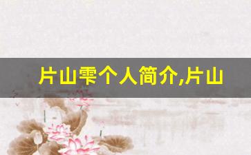 片山雫个人简介,片山雫个人作品大全
