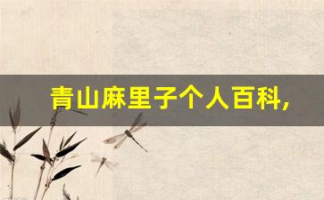 青山麻里子个人百科,青山麻里子作品大全