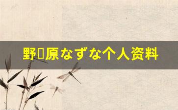 野々原なずな个人资料-作品