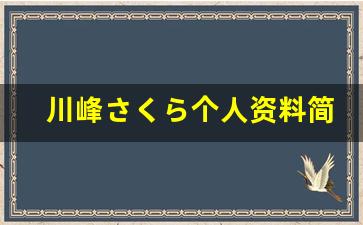 川峰さくら个人资料简介,川峰さくら电影作品大全